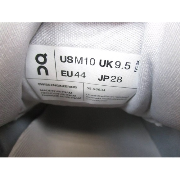 NEW On Cloudgo Mens 10 Shoes Black Glacier Road Running Speed Trainer Distance - Picture 7 of 7